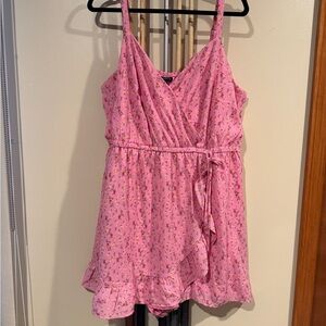 Torrid Pink Floral Romper
